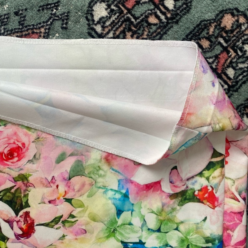 Joseph Ribkoff floral orchid summer shift dress - Picture 7 of 10